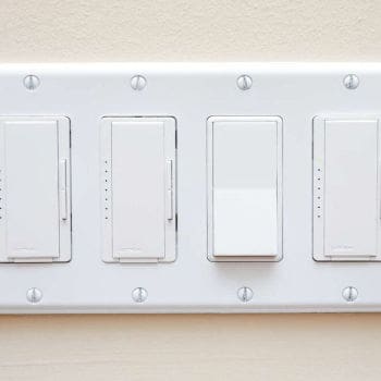 Light switch installation in Sioux City, IA. Mitchell Electric